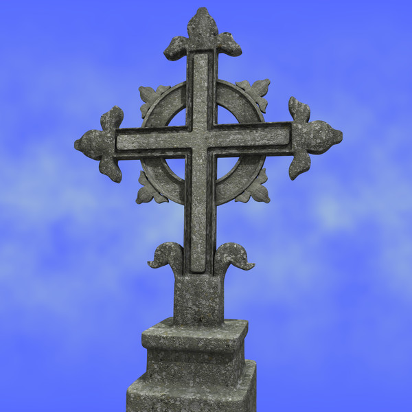 3d concrete cross - Concrete Cross by abramsdesign